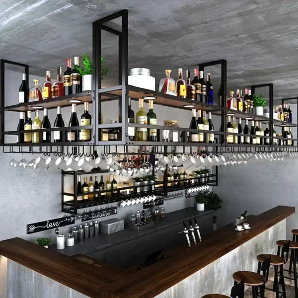 Bottle Storage Drinks Cabinet Modern Nightclub Bar - Image 4