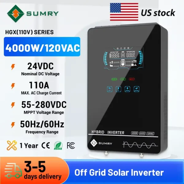 Sumry 4000W Off Grid Hybrid Inverter