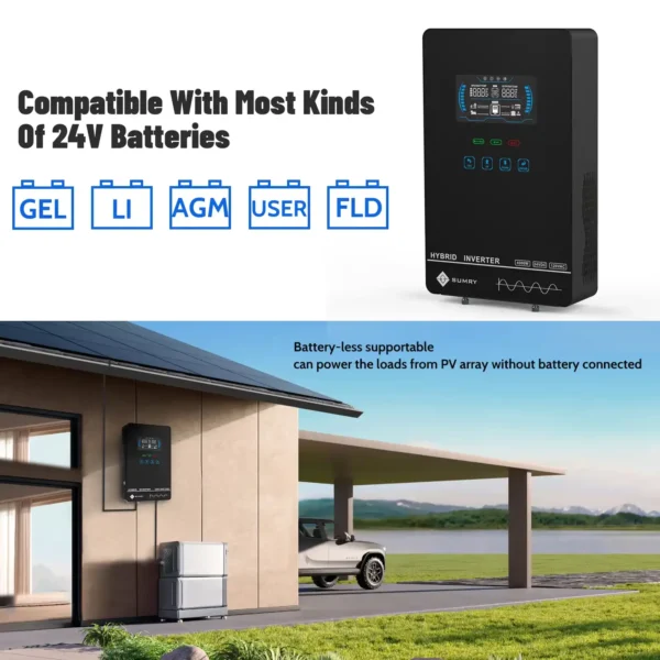 Sumry 4000W Off Grid Hybrid Inverter - Image 6