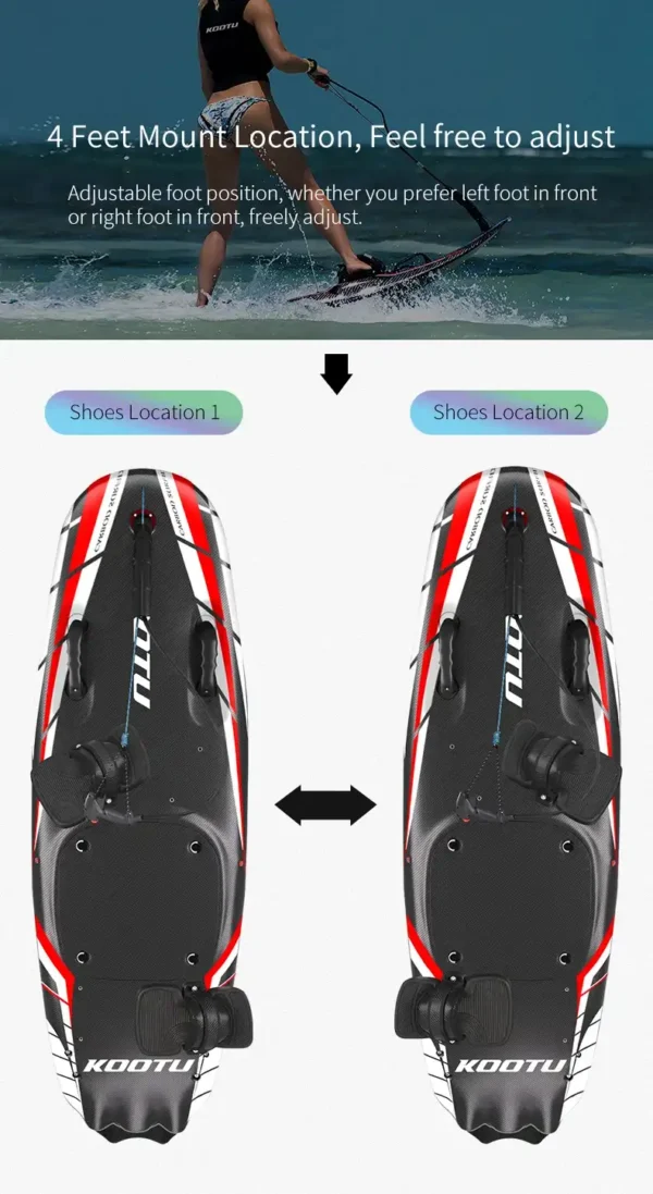 KOOTU Full Carbon Surfboard KTCE0038 - Image 7