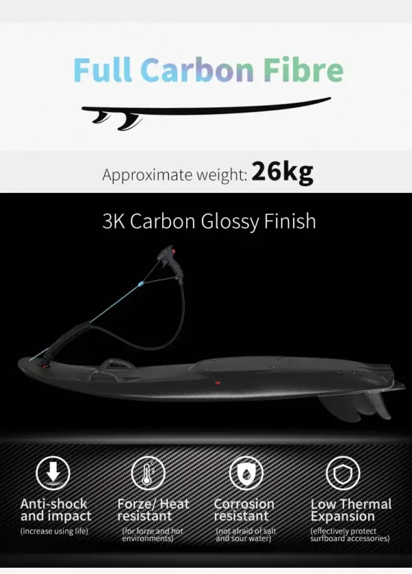 KOOTU Full Carbon Surfboard KTCE0038 - Image 13