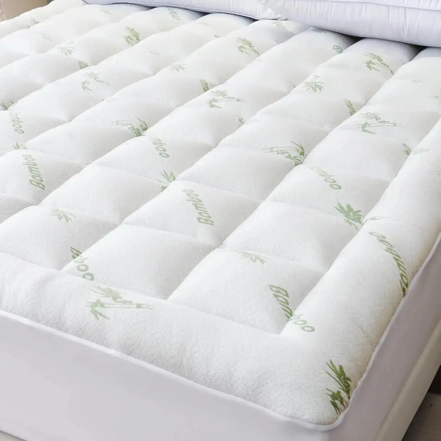 queen-size bamboo viscose mattress topper - Image 14